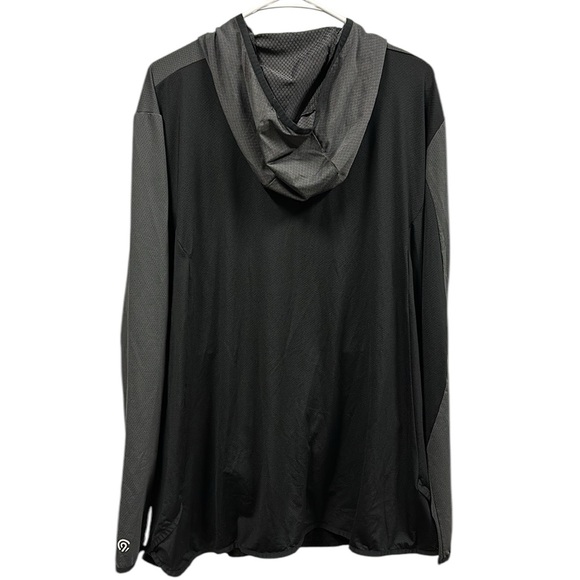 Champion Power Core Gray Black Athletic Pullover Lightweight Hoodie Jacket XXL - Picture 2 of 8